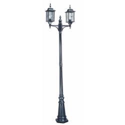 Wexford 2-licht 223cm zw/zilv