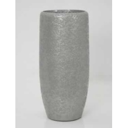 Callisto Structuur Vaas zilver
