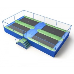 Eurotramp trampolines. levering en plaatsing