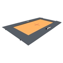 Eurotramp trampolines. levering en plaatsing