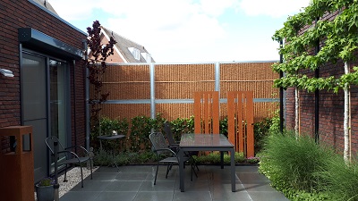 Geluidwerende kokosschutting voor uw tuin