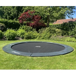 Alrobat trampoline primus Flat trampoline met antracietkleurige rand